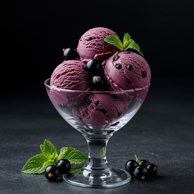 Black Currant Ice Cream